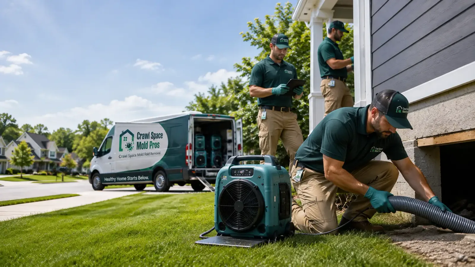 Crawl Space Mold Removal in Sacramento, PA